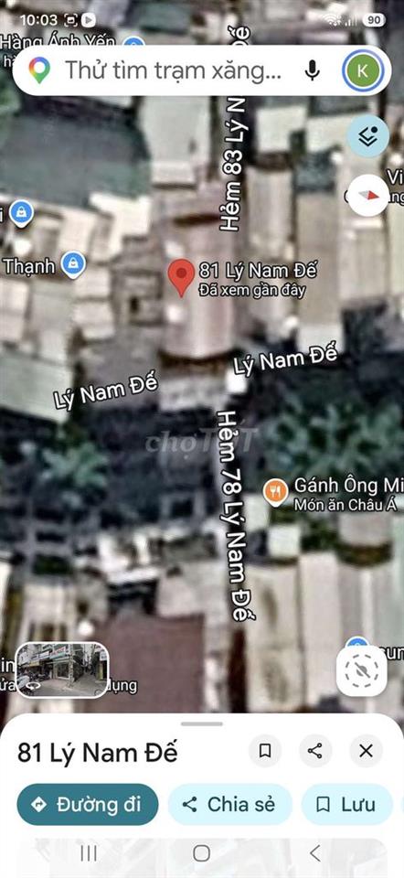 Mặt tiền Lý Nam Đế - Hòa Hảo
