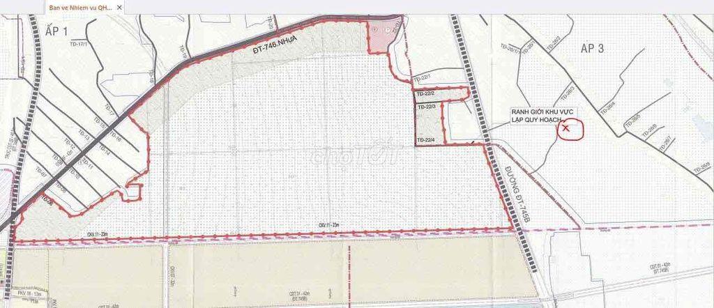 Đất nền 125m2, giá 850 triệu.Tại xã Bắc Tân Uyên, Thành phố Hồ Chí Min