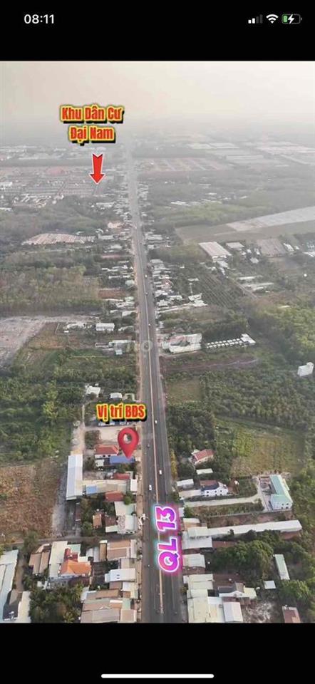 Cần bán đất mặt tiền ql 13 giá rẻ nhất khu vựt