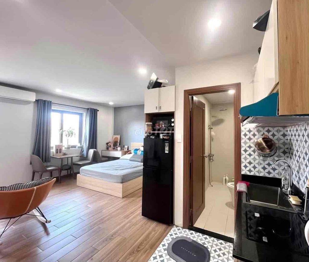 Phòng 35m2_ Studio ban công_Full nội thất_ 52/7 Cù Lao