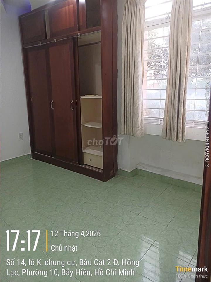 Bán CC tại Bàu Cát II, 55m2, lô K có salot để ô tô.
