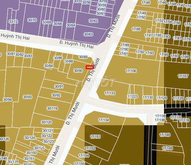 Bán nhà mặt tiền Dương Thị Mười, Quận 12