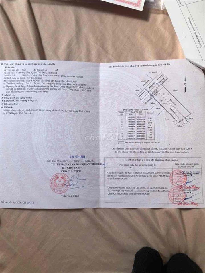 Đất Trường Thọ