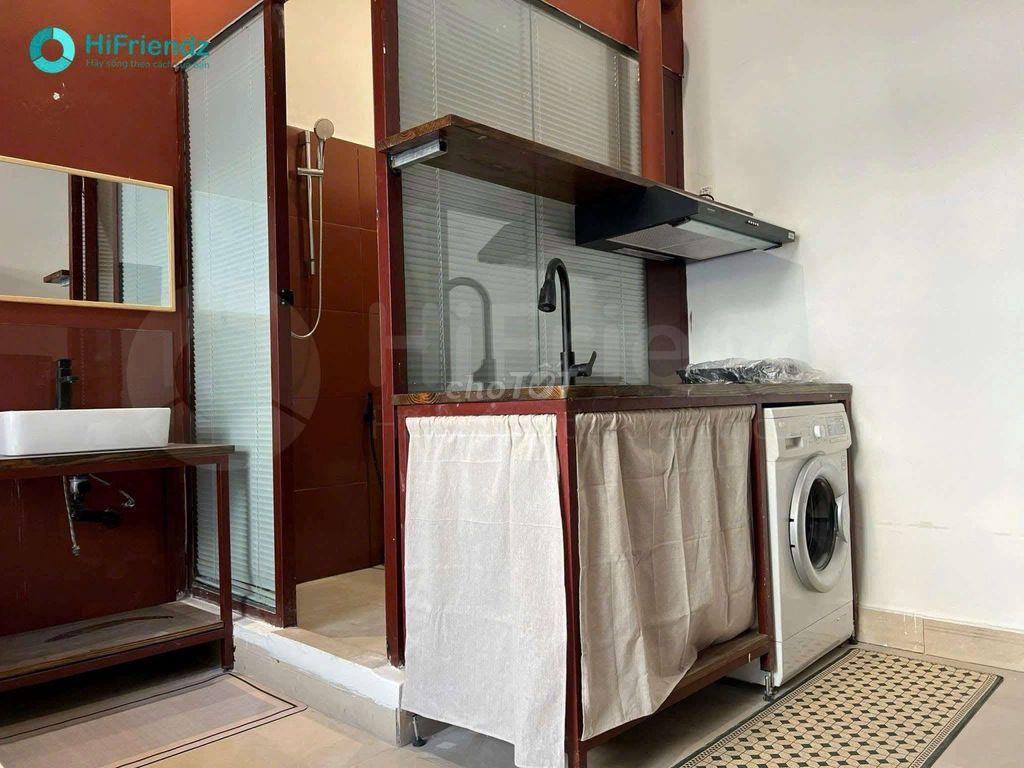 studio full nội thất 🌿 cửa sổ thoáng 🎉 máy giặt riêng 