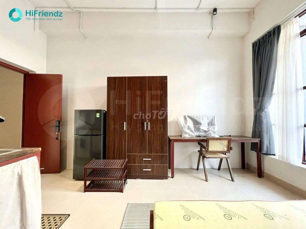 studio full nội thất 🌿 cửa sổ thoáng 🎉 máy giặt riêng 
