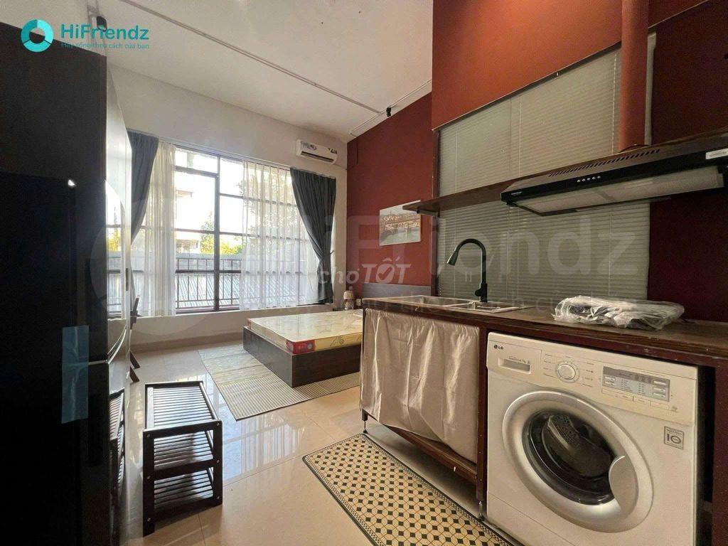 studio full nội thất 🌿 cửa sổ thoáng 🎉 máy giặt riêng 