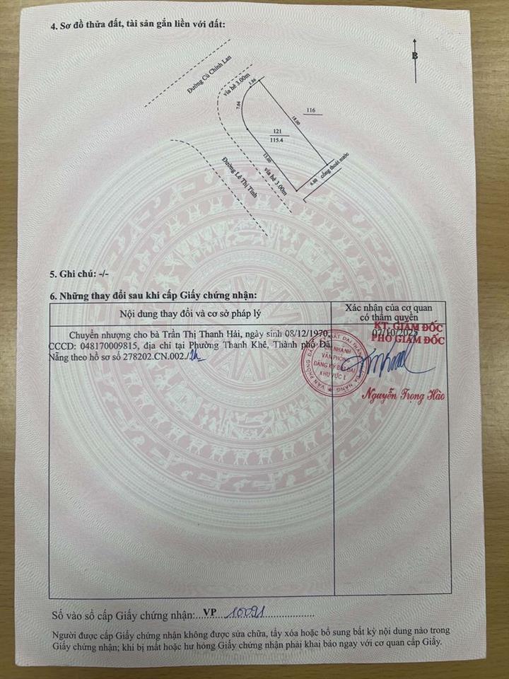 CẦN SANG NHƯỢNG LÔ GÓC + QUÁN CÀ PHÊ – 199 CÙ CHÍNH LAN, ĐÀ NẴNG