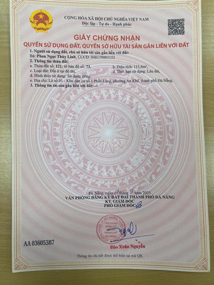 CẦN SANG NHƯỢNG LÔ GÓC + QUÁN CÀ PHÊ – 199 CÙ CHÍNH LAN, ĐÀ NẴNG
