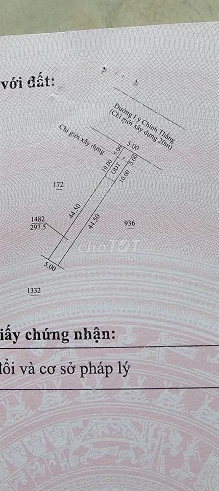 BÁN ĐẤT MẶT TIỀN ĐƯỜNG LÝ CHÍNH THẮNG – PLEIKU**