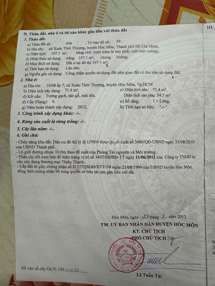 NHÀ CHÍNH CHỦ gần chợ Đại Hải