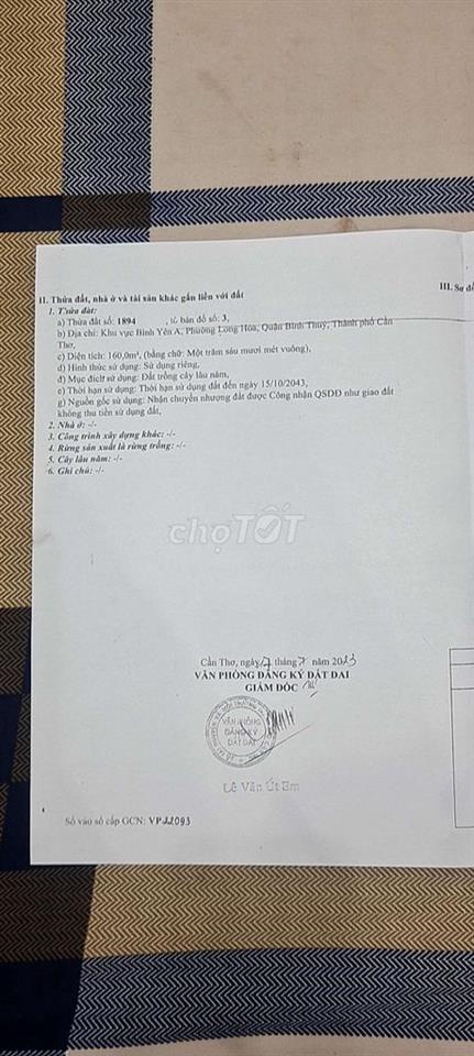 đất công chứng vi bằng 