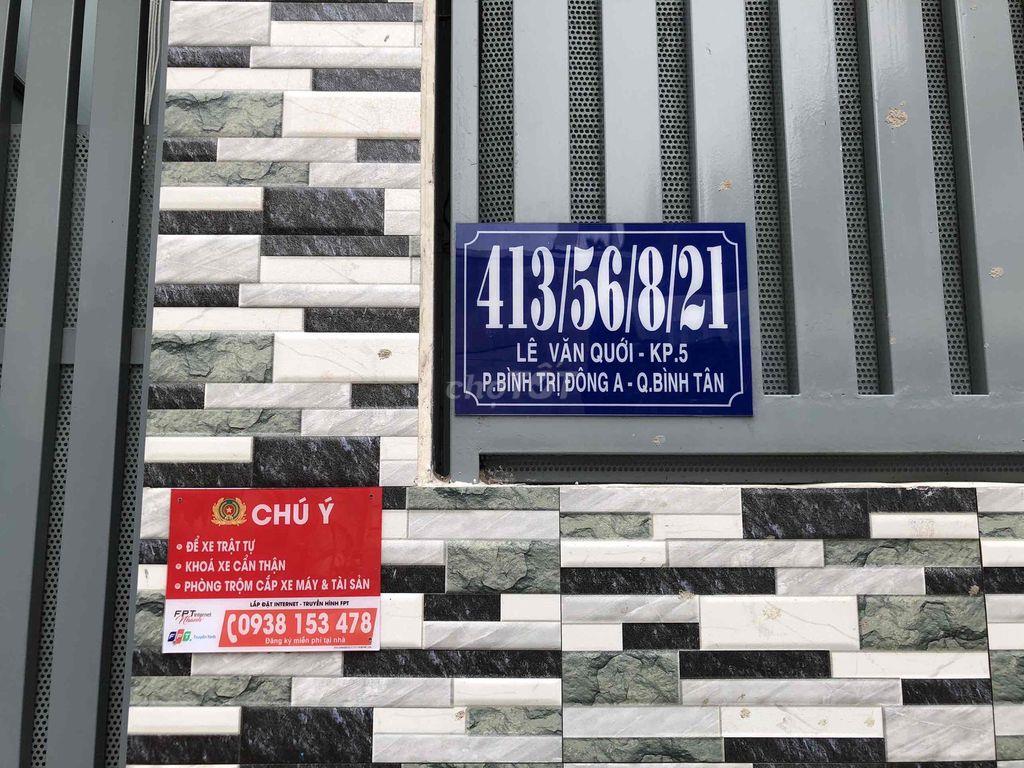 Phòng trọ hẻm 413/56/8 Lê Văn Quới