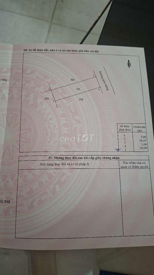 Bán Đất ngay chợ đêm Thiên Bình Tam phước