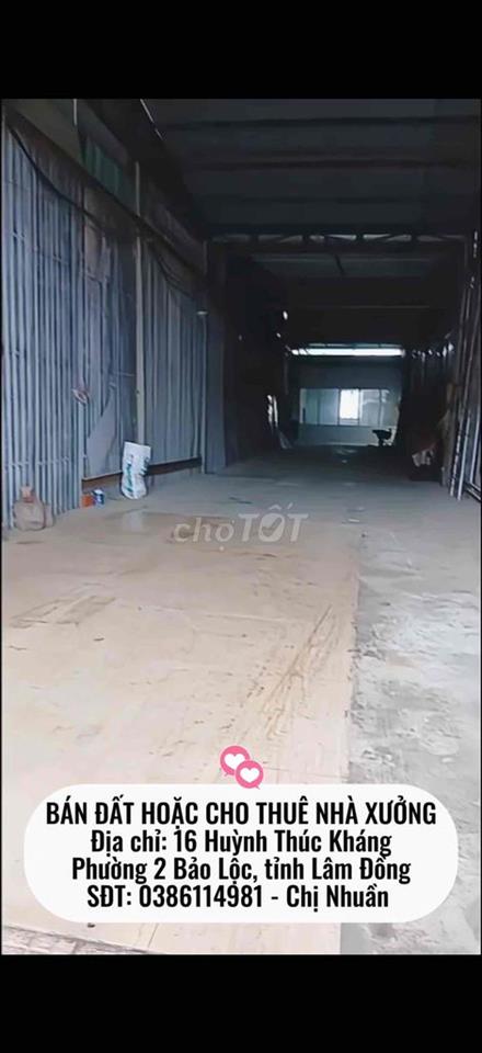 Bán đất mặt tiền đường Huỳnh Thúc Kháng, TP Bảo Lộc