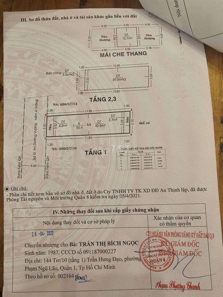 Bán Nhà P.Bình Phú Q6 Khu Dân Cư Bình Phú