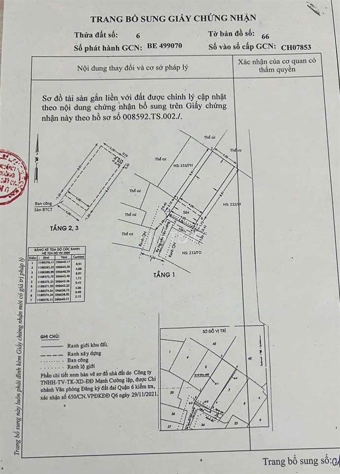 Bán Nhà 232 Nguyễn Văn Luông Phường Bình Phú
