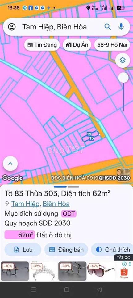 Bán Nhà Thổ Cư Trung Tâm TP Biên Hòa, Đồng Nai gần Quảng Trường Tỉnh