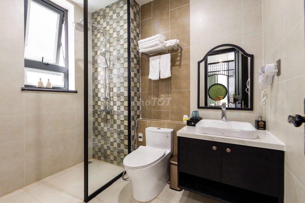 CHO THUÊ CĂN HỘ 1 PHÒNG NGỦ CỘNG FULL NỘI THẤT CÓ BAN CÔNG PHƯỜNG 9