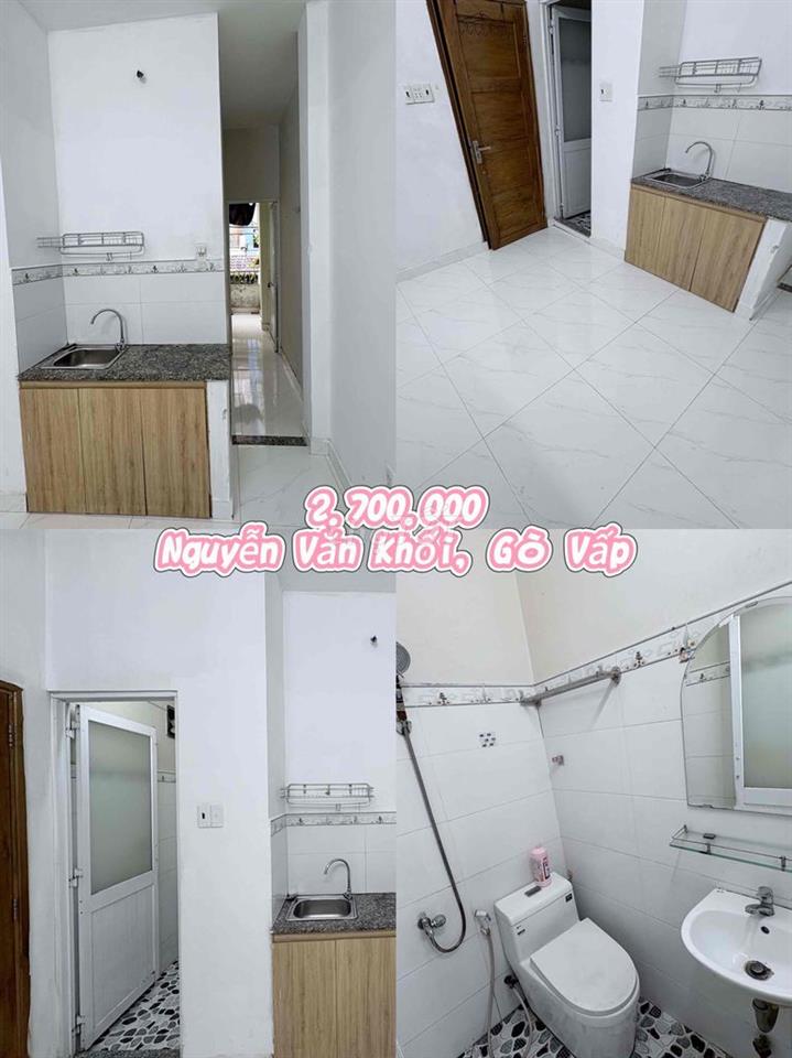 Phòng trọ giá sv, gần cv Làng Hoa GV