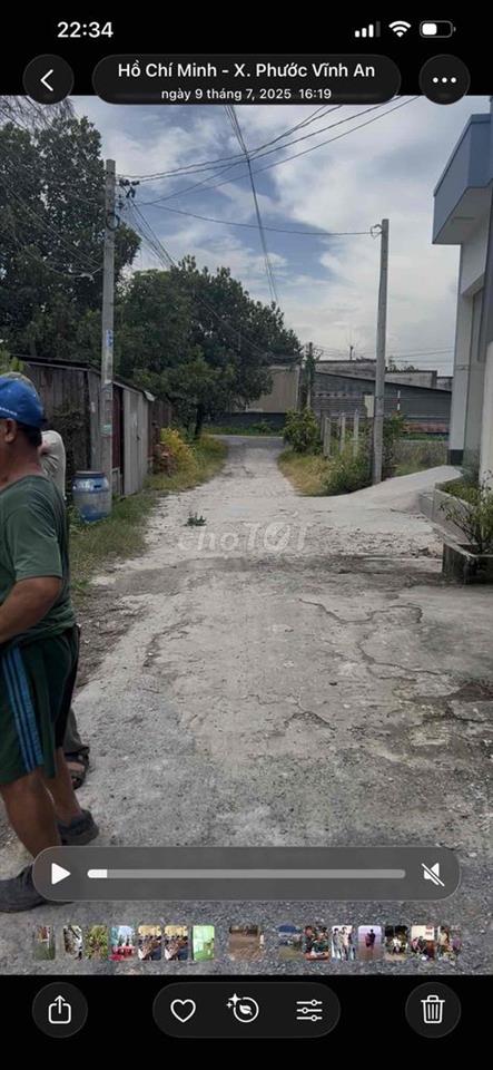 Bán Đất Phước Vĩnh An củ Chi cách TL8 100m , Trung Tâm TT Củ Chi 1km
