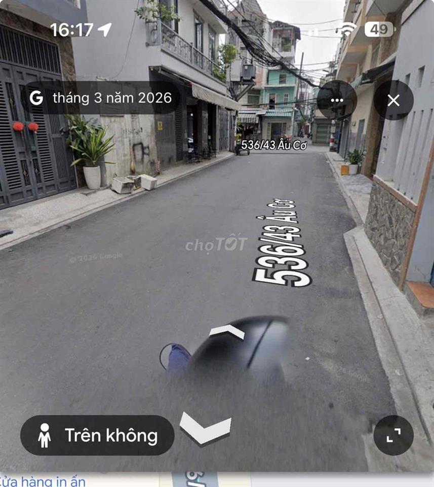 Bán Nhà hẻm Âu Cơ