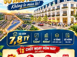 HÔM NAY LÀ NGÀY CUỐI CÙNG! SỞ HỮU SHOPHOUSE VÕ NGUYÊN GIÁP KHÔNG LO MÙA LŨ!
