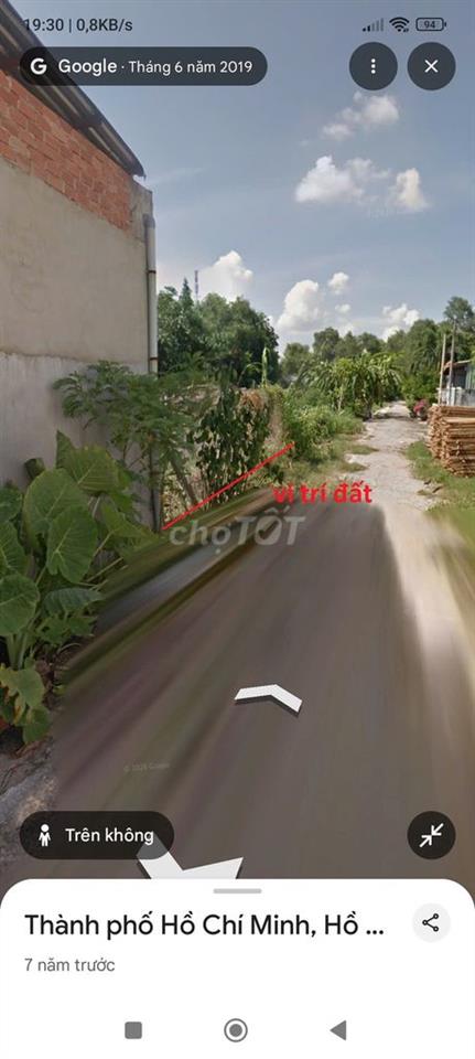 Cần bán đất  diện tích (7m x 18m)  xã Tân Thạnh Đông Củ Chi. 1.5 tỷ