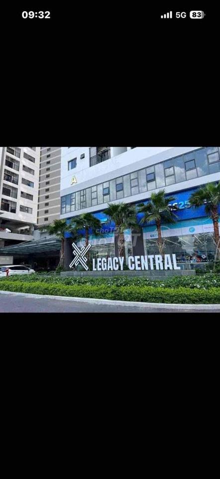 cần bán căn hộ studio Legacy Bình Dương