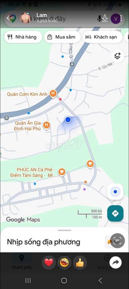 Bán đất chợ Phước Hòa A