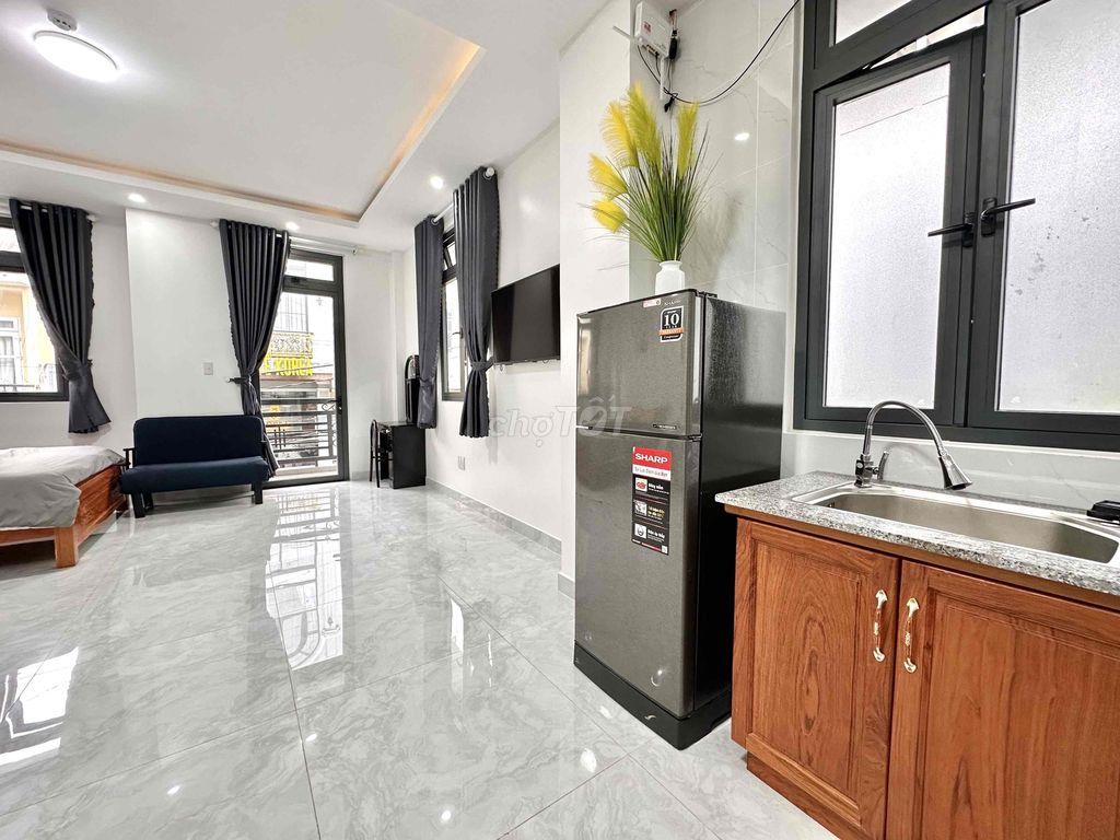 🔥 8 TRIỆU – STUDIO 45M² FULL NỘI THẤT + 2 GIƯỜNG, BAN CÔNG THOÁNG! 🌿