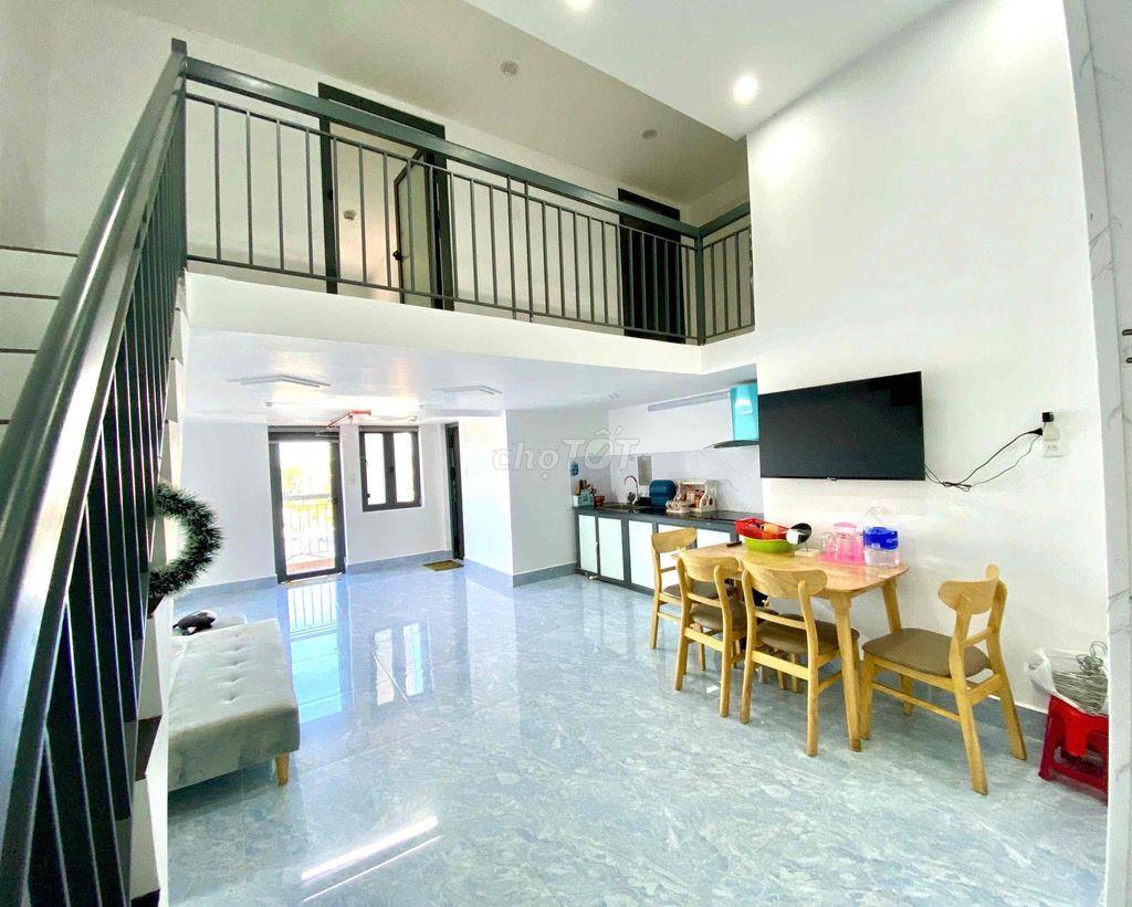 CHO THUÊ CĂN HỘ DUPLEX 2 PHÒNG NGỦ BAN CÔNG GIÁ 5,5 TRIỆU/THÁNG ĐƯỜNG