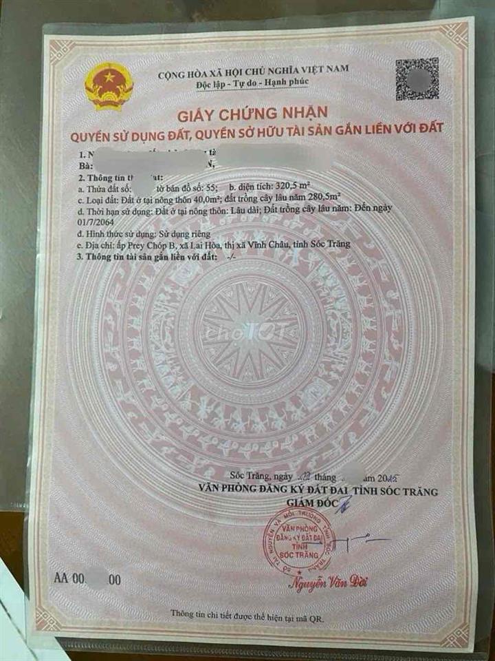 bán đất thổ cư