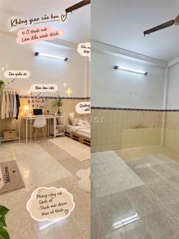 CHO THUÊ PHÒNG GIÁ TỐT – KHU PHÚ LÂM | GIỜ GIẤC TỰ DO, CHÌA KHÓA RIÊ