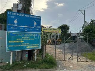 BÁN ĐẤT MẶT TIỀN NGAY NGÃ BA NỮ DÂN CÔNG – KÊNH TRUNG ƯƠNG – GIÁ 6,6TỶ