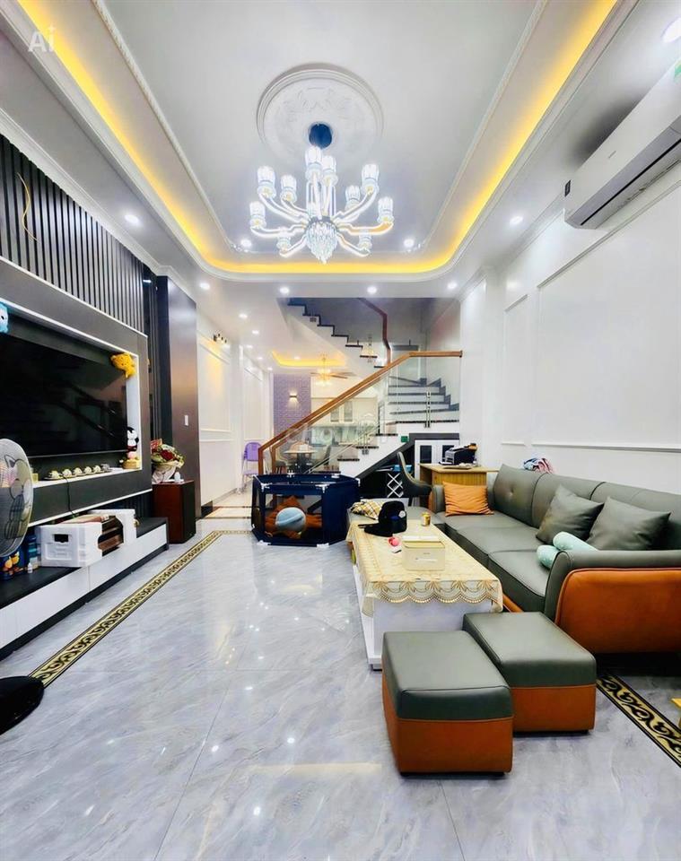 NHÀ ĐƯỜNG TÂY THẠNH, 56M2, NGANG 4M, HẺM XE HƠI 6M THÔNG, 3PN