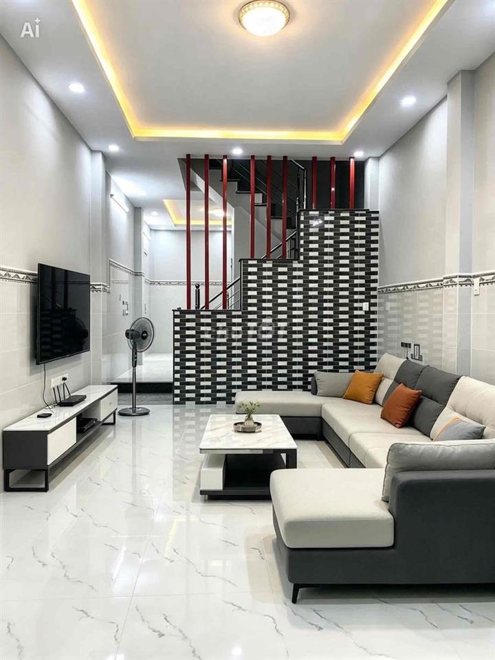 BÁN NHÀ TỈNH LỘ 10, BÌNH TÂN, 54M², 4PN, 3 TẦNG, HXH