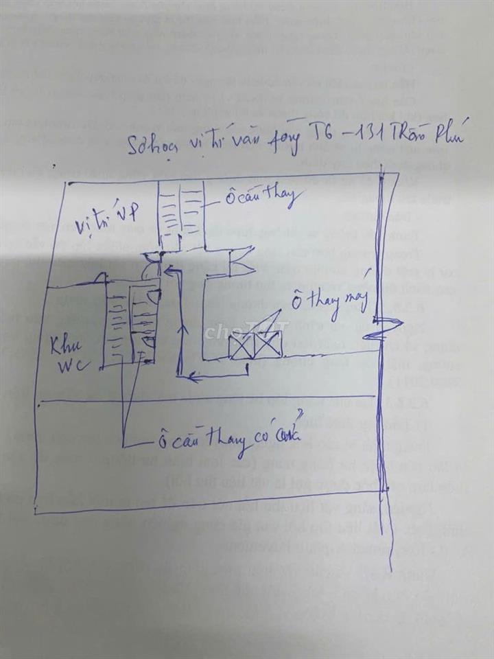 Chính chủ cho thuê tầng 6 toà nhà Sông Đà 131 Trần Phú , DT 240m2