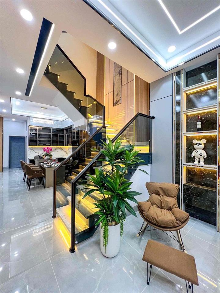 NHÀ PHỐ LUXURY – RA MẮT HÔM NAY 1 TRỆT 2 LẦU – NỘI THẤT CAO CẤP