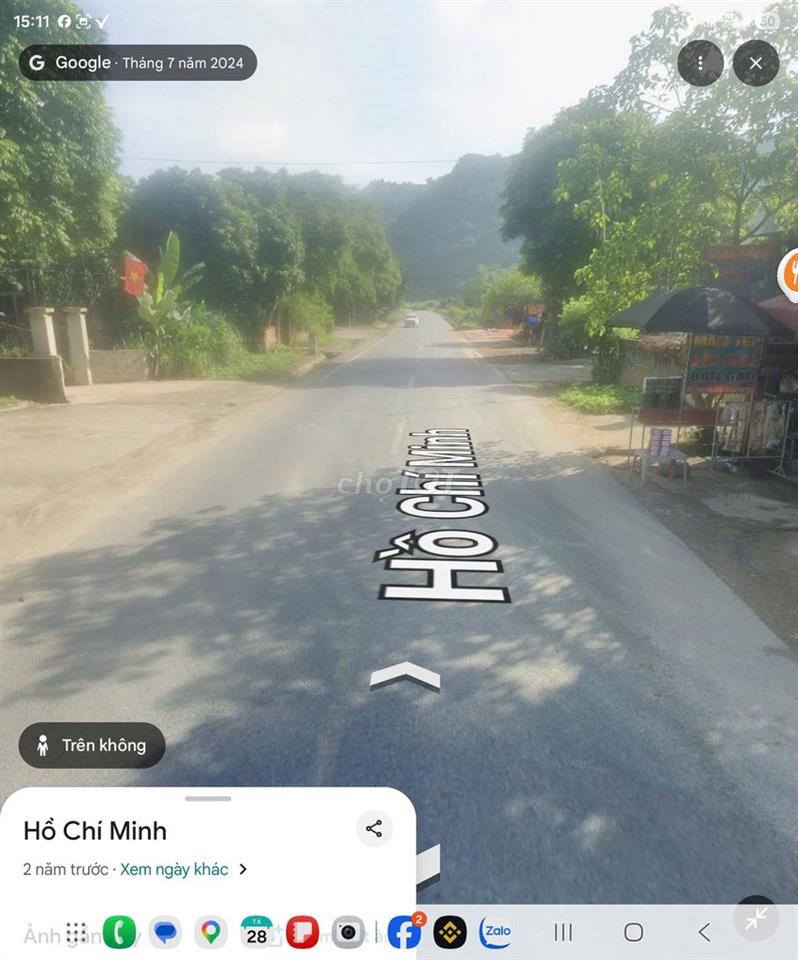 Chính chủ bán lô mặt ĐT15 104m2 giá cắt lỗ 268tr - 2 lô mặt tiền 10m