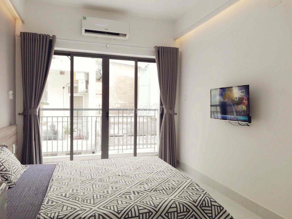 Cho Thuê Studio Ban Công Lớn Sư Vạn Hạnh Quận 10 Gần Vạn Hạnh Mall Ful