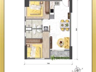 Dự án Bcons Aria Dĩ An Căn hộ 2PN - 2WC