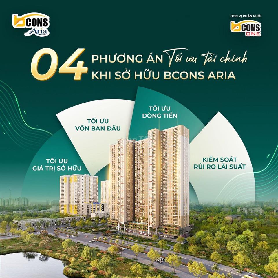 Dự án Bcons Aria Dĩ An 2PN - 2WC  - Giá tốt đầu tư/An cư