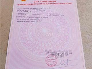 bán đất thổ cư