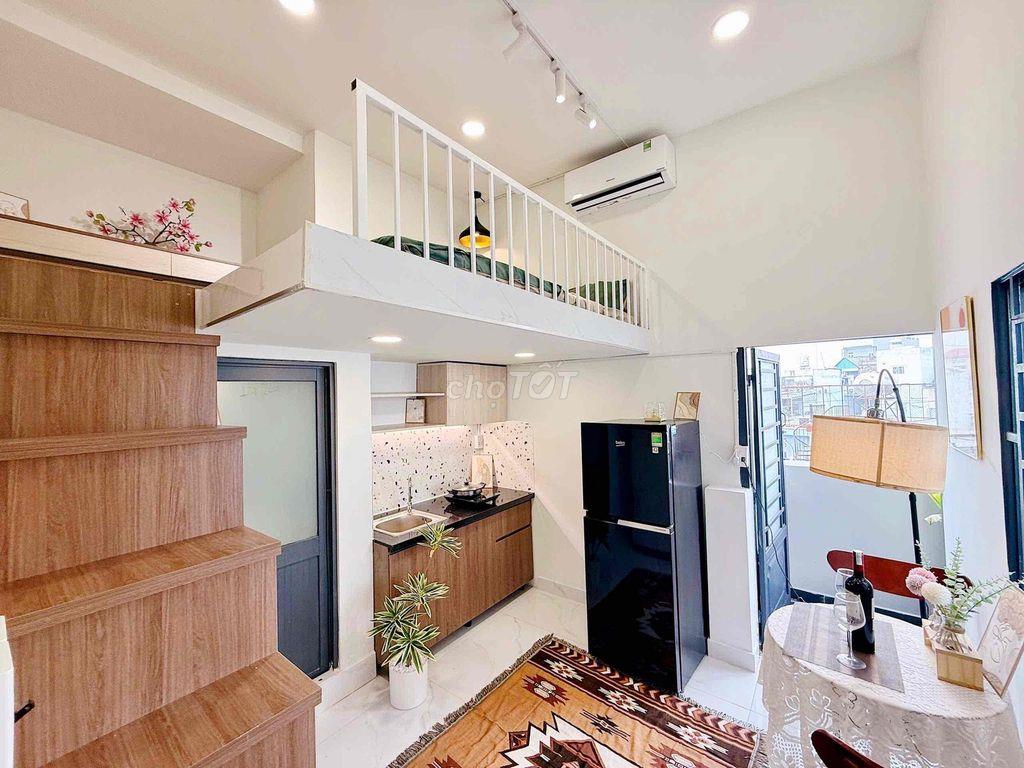🌻Duplex ban công full nội thất ở liền ngay Etown- Bàu Cát cho nui pet