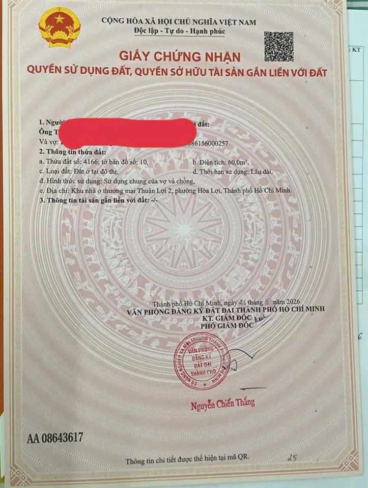 Lô đất giá tốt KDC hiện hữu sổ sẵn gần Vsip2, TP Mới chỉ 1,150tỷ