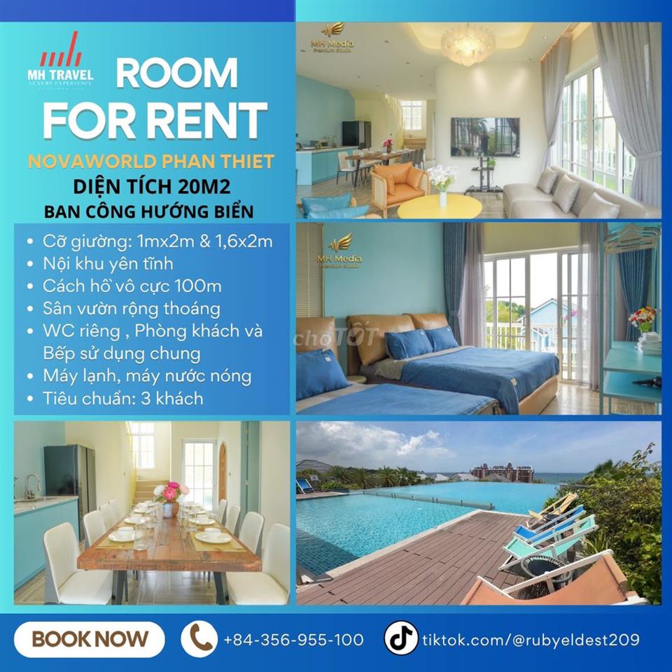 CHO THUÊ PHÒNG VILLA NOVAWORLD PHAN THIẾT
