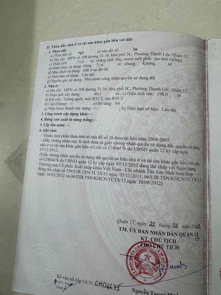 Đi định cư, cần bán nhà