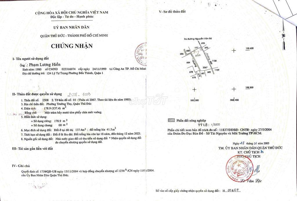 Cần bán nhà mặt tiền