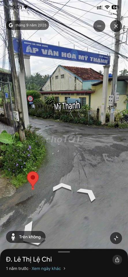 Bán đất gần thị trấn Chợ Gạo