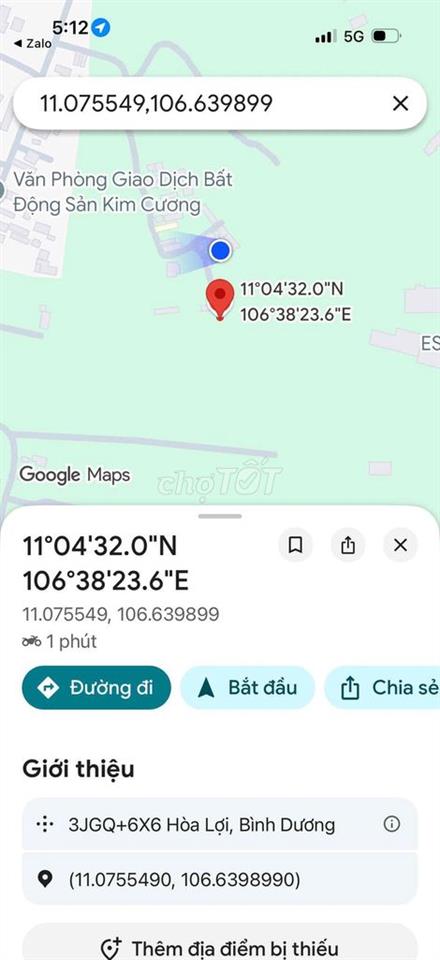 Bán Đất Quy Hoạch Tân Định ( Bến Cát )
